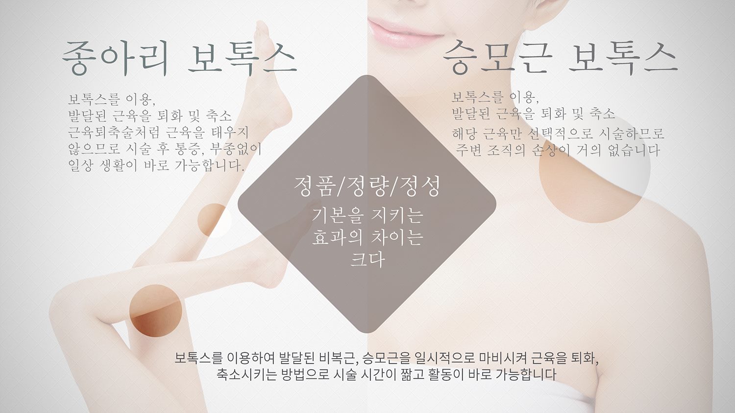 종아리/승모근 보톡스