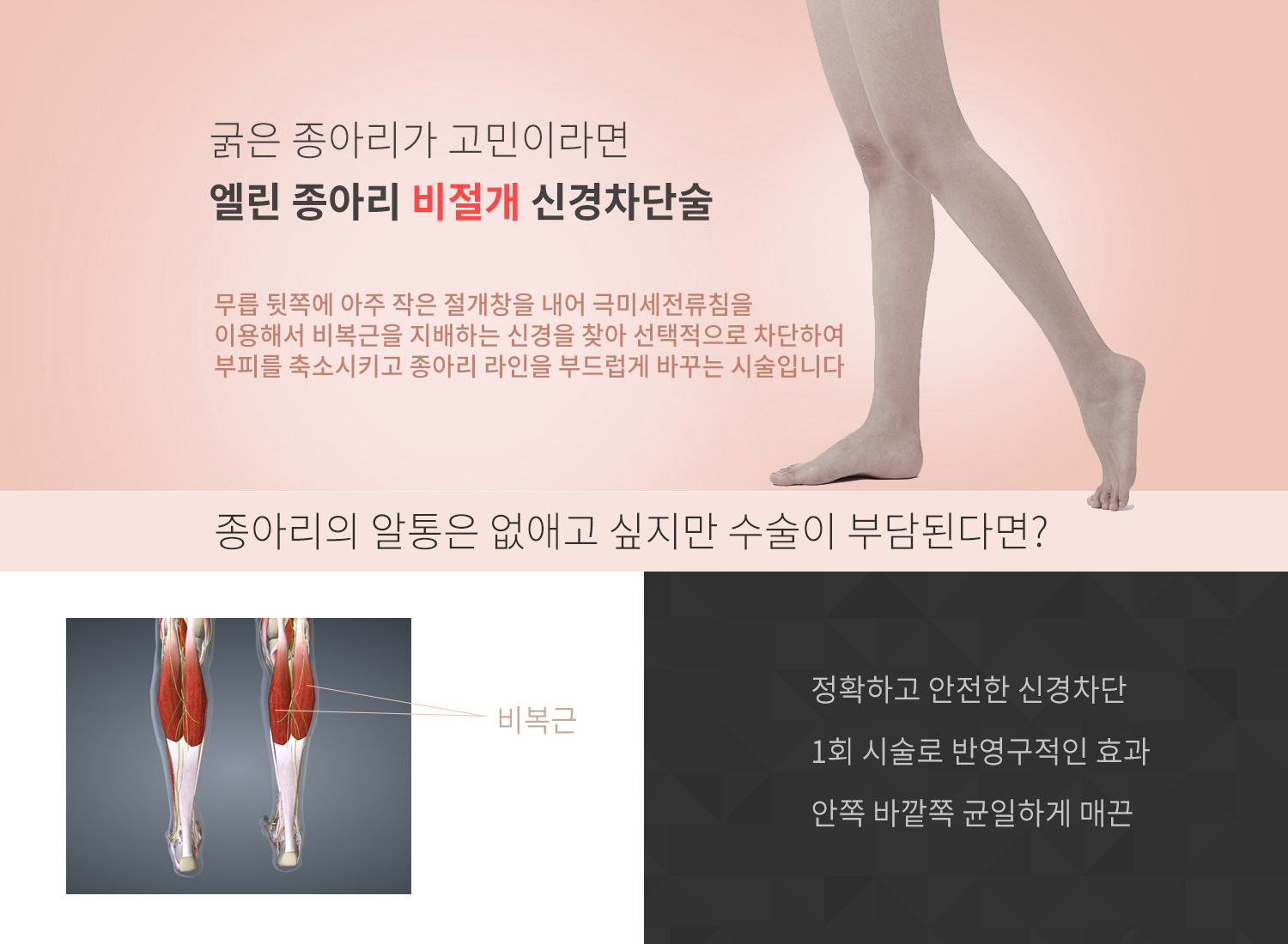 종아리 신경 차단술